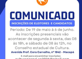 CULTURA GOSPEL: ABERTAS AS INSCRIÇÕES PARA ELEIÇÃO DO CONSELHO ESTADUAL DE CULTURA