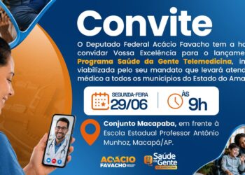 Acácio Favacho lança programa de telemedicina que levará atendimento especializado aos 16 municípios do Amapá