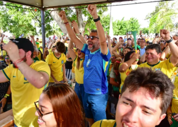 Parque Residência completa um mês com festa, transmissão da Copa e vitória do Brasil sobre o Japão