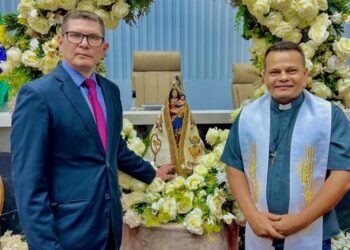 JORY OEIRAS PARTICIPA DE RECEPÇÃO DA IMAGEM PEREGRINA DE NOSSA SENHORA DE NAZARÉ NA ALAP