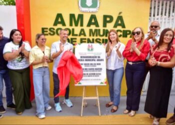 PREFEITURA DE MACAPÁ ENTREGA NOVA ESTRUTURA DA EMEF AMAPÁ E AMPLIA RECURSOS PARA A EDUCAÇÃO