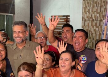 Clécio Luís e Bala Rocha lideram caminhada no Fonte Nova e reforçam parceria em Santana